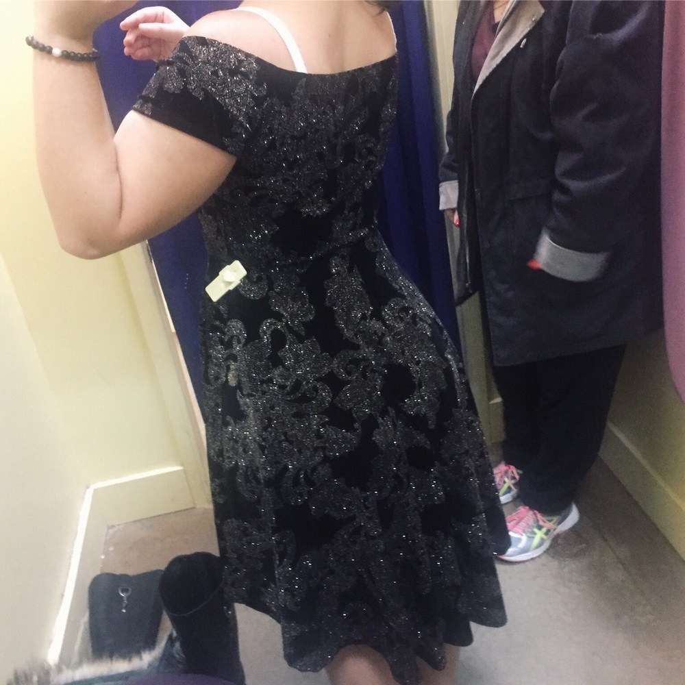 Windsor Velvet High Low Dress